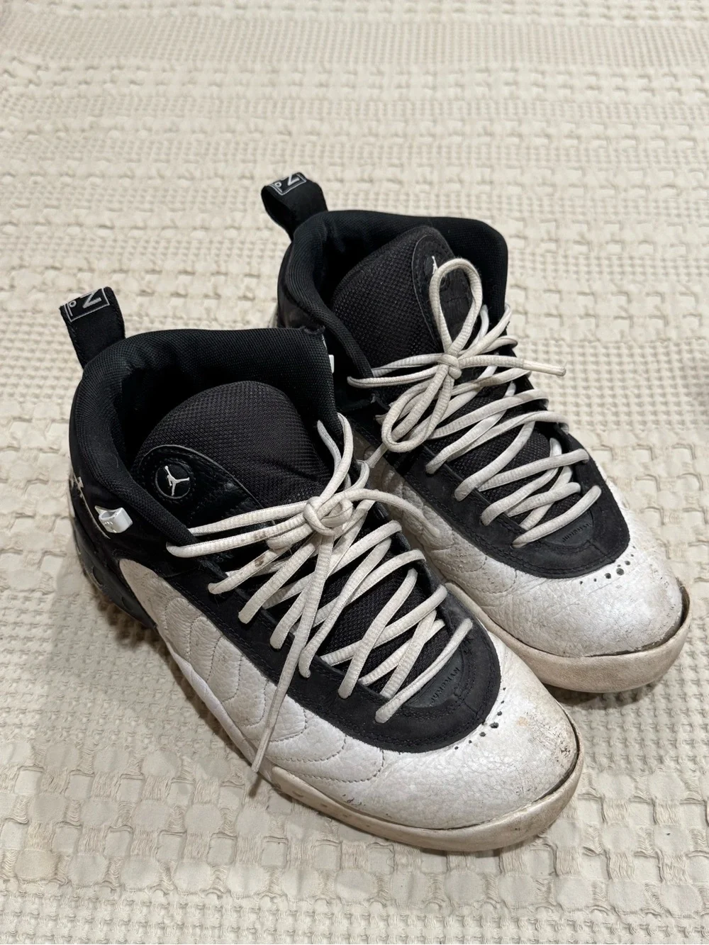 JORDAN Jumpman Pro Black and White Basketball Shoes